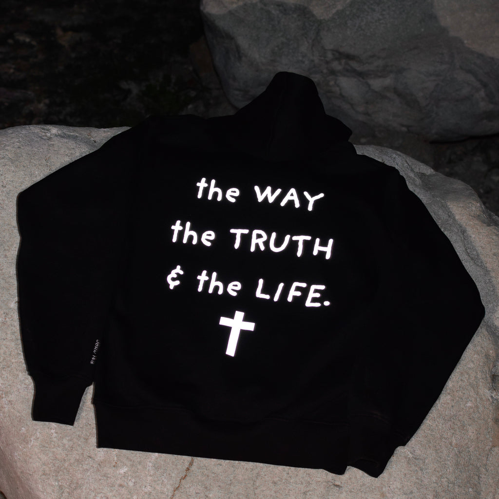 The Way, the Truth, and the Life Reflective Hoodie